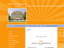 Tablet Screenshot of hotelaltefeuerwache.de